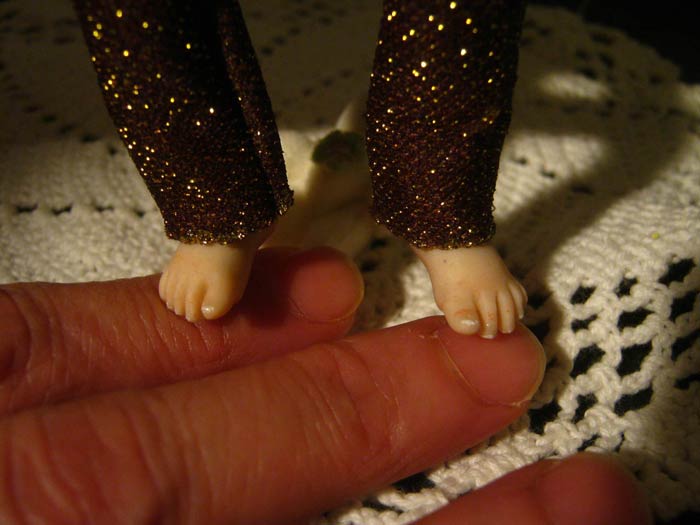 Ooak Posable Fairy Tale Noel e Orsetto